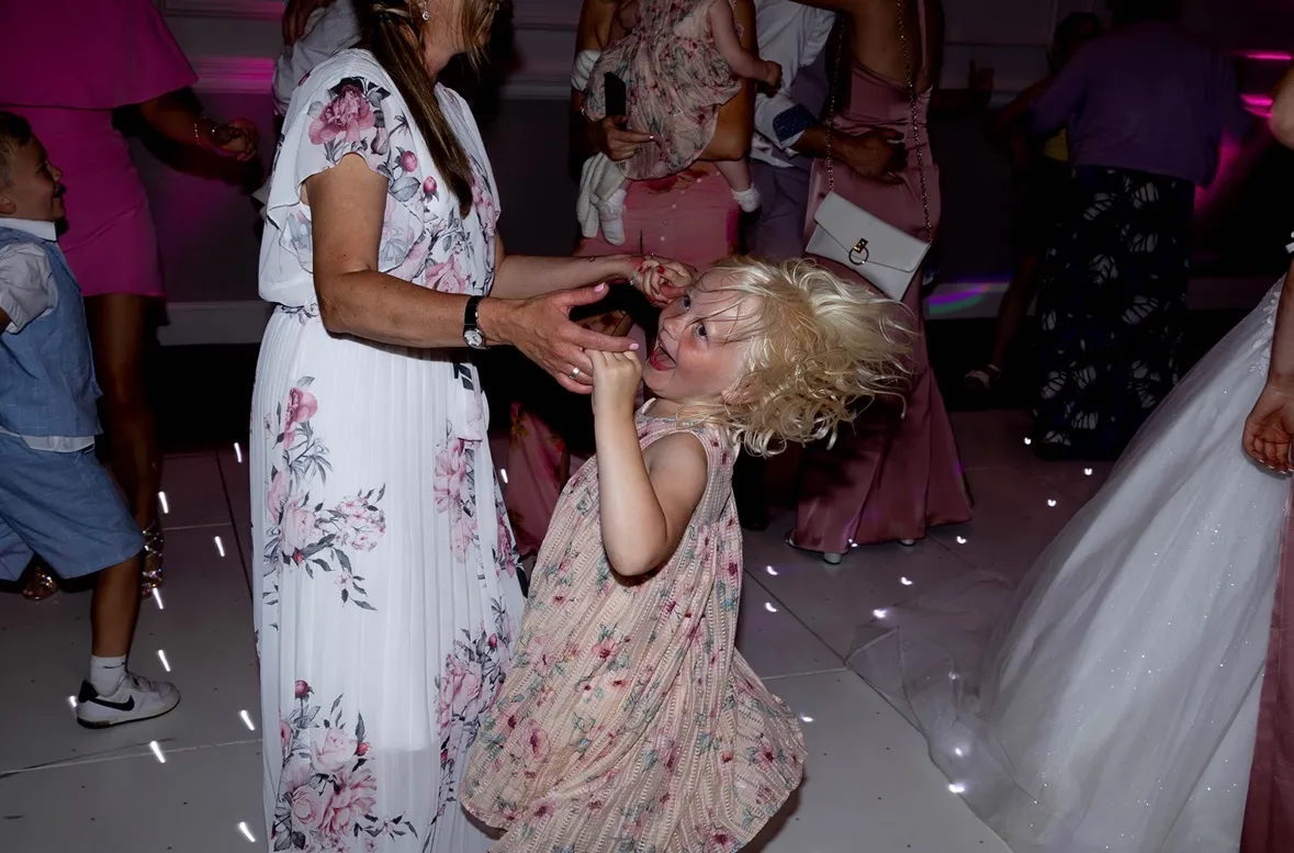 Evening wedding photograph by Josie Kavanagh, Cambridge wedding photographer